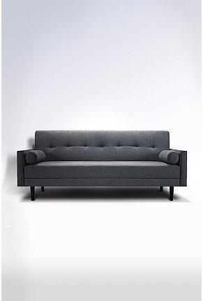 Gray mid-century modern sofa urban outfitters
