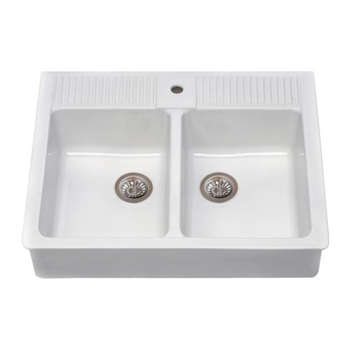 IKEA Domsjo Double Bowl Sink