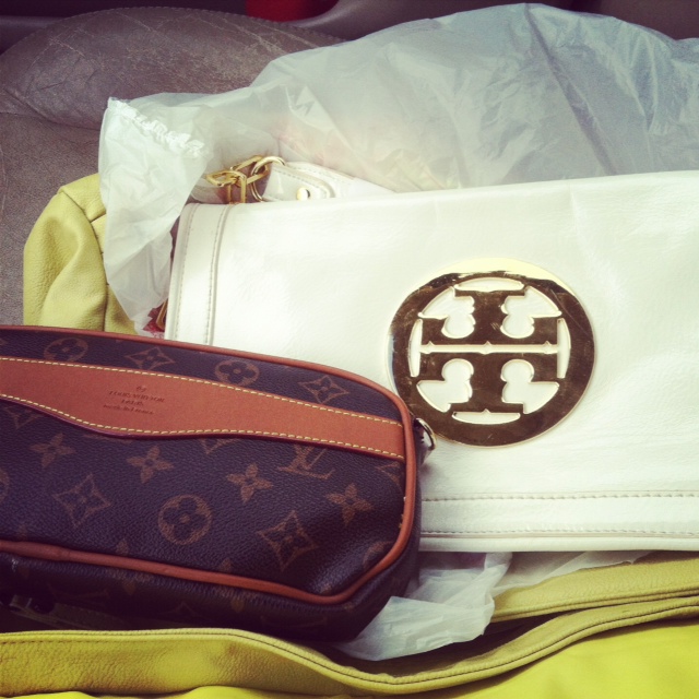 Tory burch and Louis Vuitton Thrifting Finds