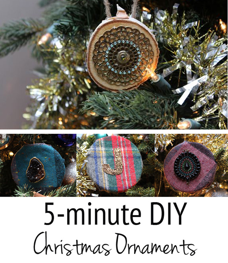 5-minute DIY Christmas Ornaments