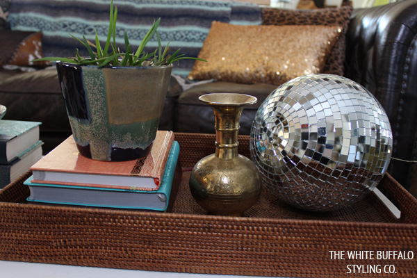 coffee-table-styling-disco-ball