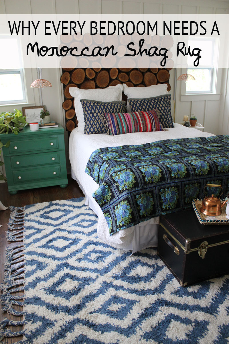 Why Every Single Bedroom Should have a Moroccan Shag Rug