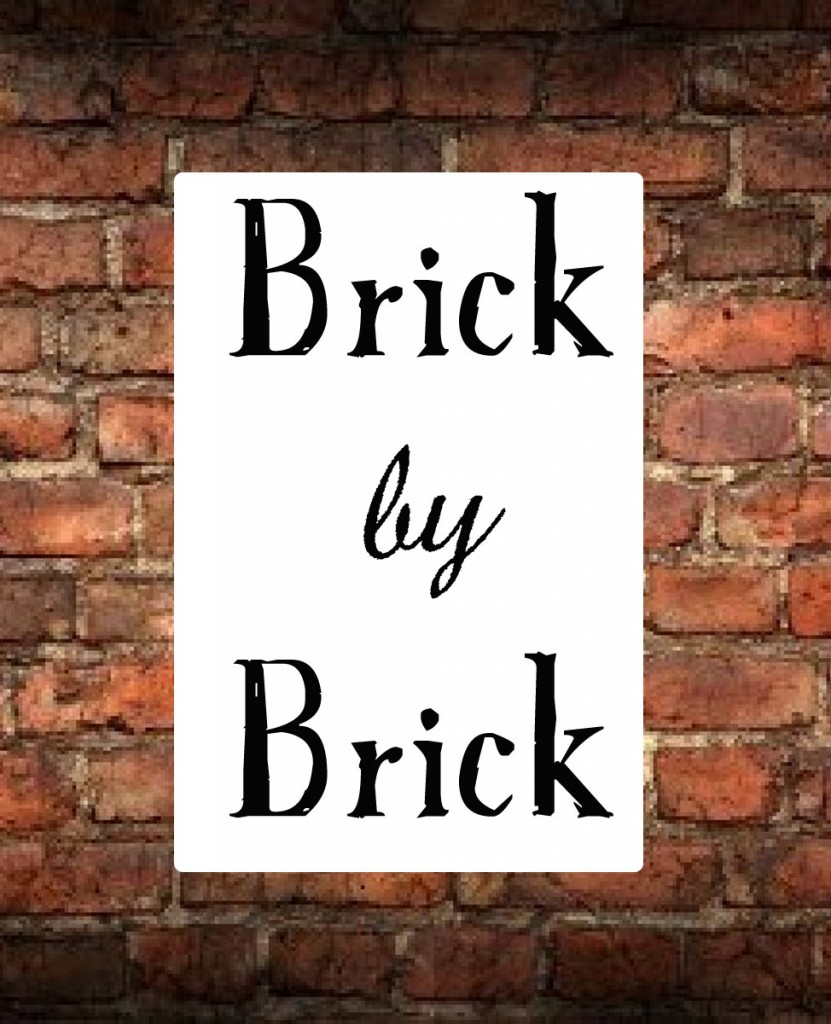 Success comes from working brick by brick