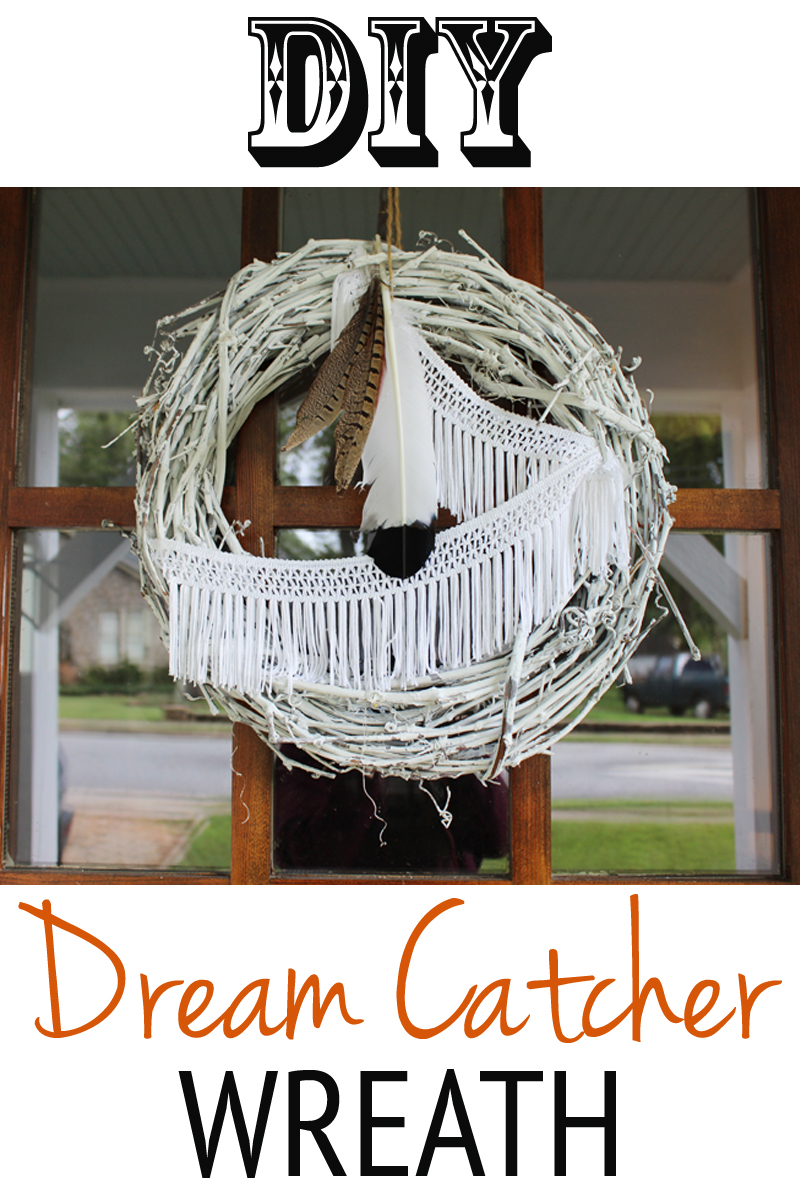 DIY Dream Catcher Inspired Wreath