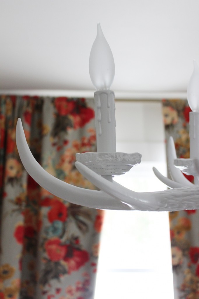painted-white-antler-chandelier