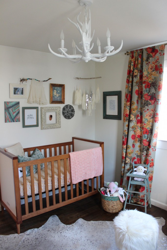 Rustic & Eclectic Little Girl's Nursery