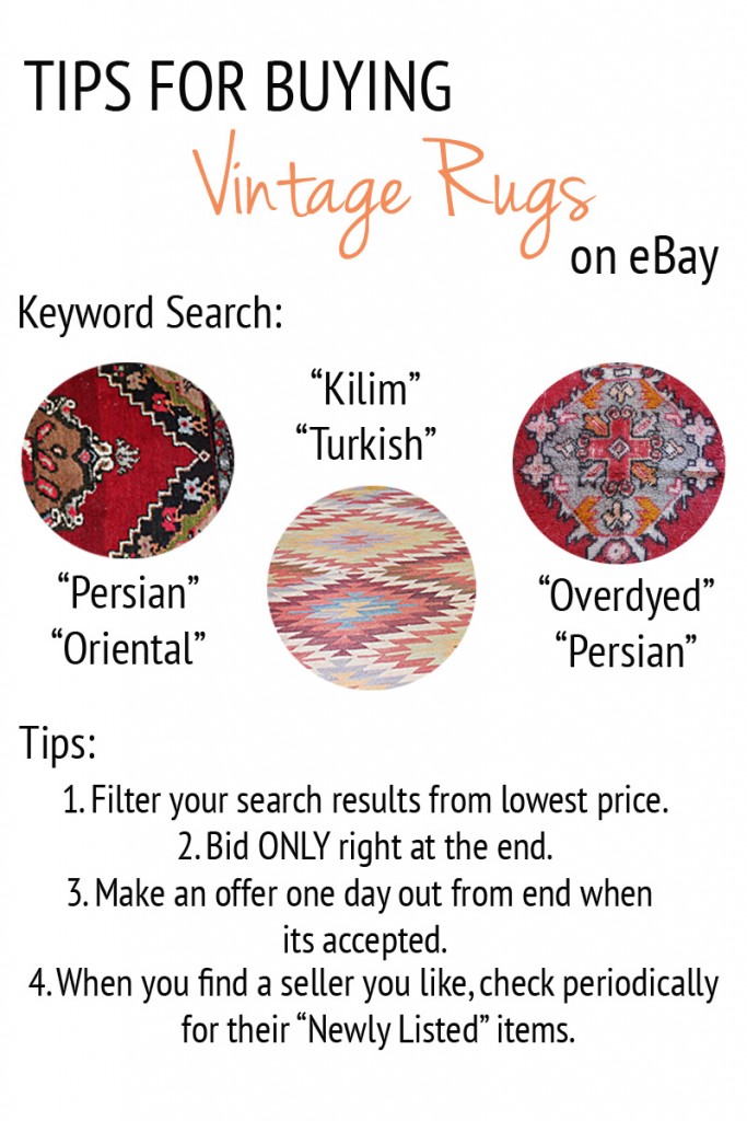 How to buy vintage rugs on eBay