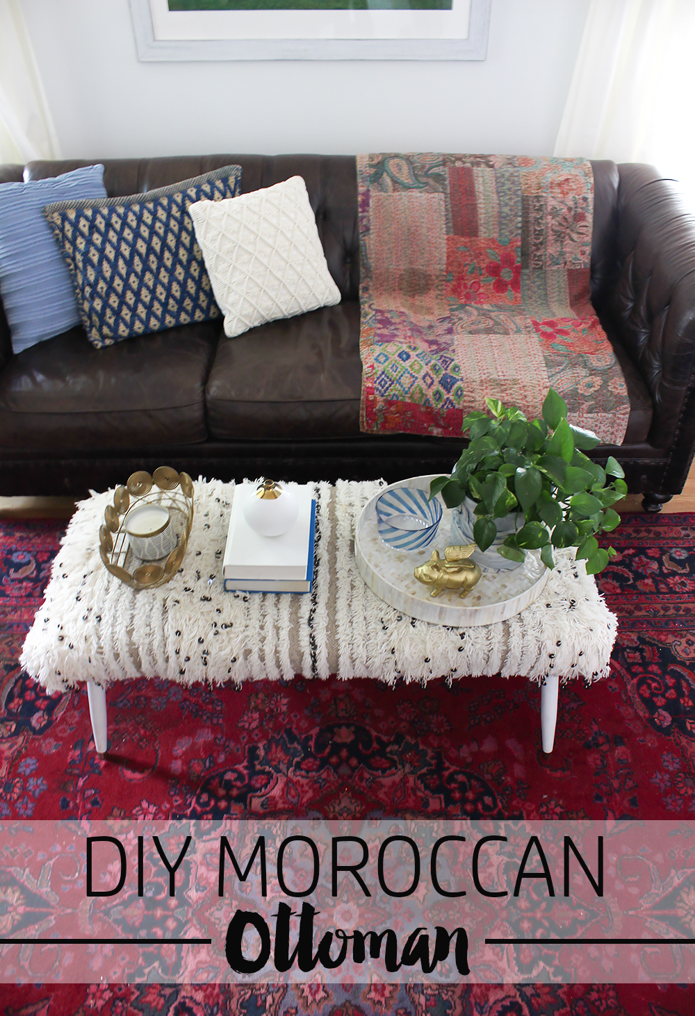 diy-moroccan-wedding-blanket-bench
