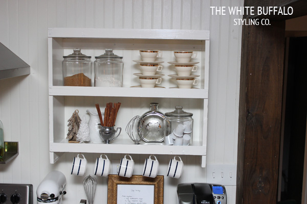 bookshelf-turned-coffee-and-baking-station