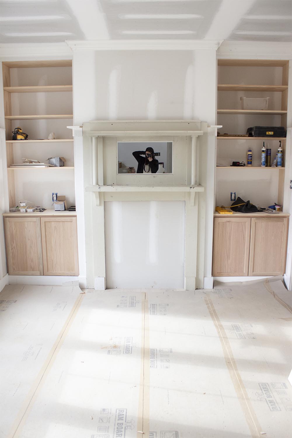 Diy Built In China Cabinets At The